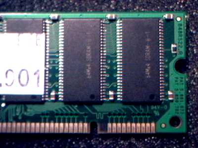 Banco da 512 MB PC 133.