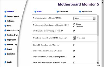 Homepage Motherboard Monitor 5