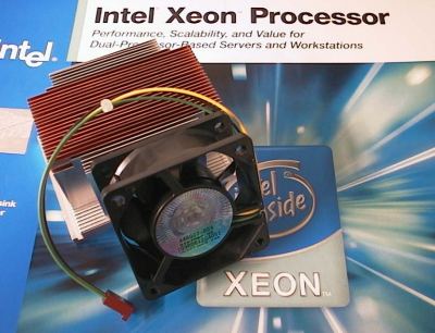 Dissipatori forniti con la confezione delle CPU Xeon.